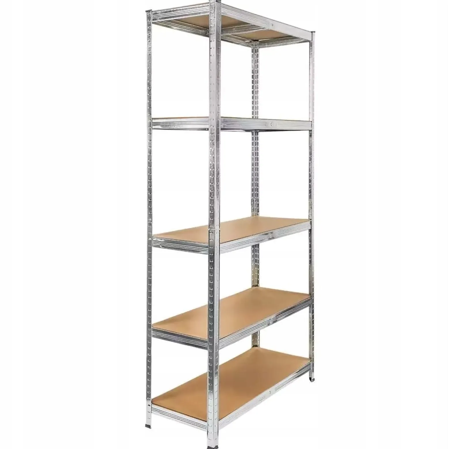 Regał Metalowy Magazynowy 205X100X40 Cm 2W1 5 Półek Garażowy 875Kg Mega-M