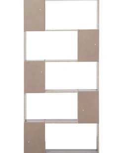 Regał 5 półek 174x83 cm ciemne drewno