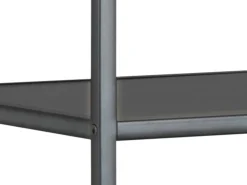 Regał Seaford 77 cm z półkami czarny