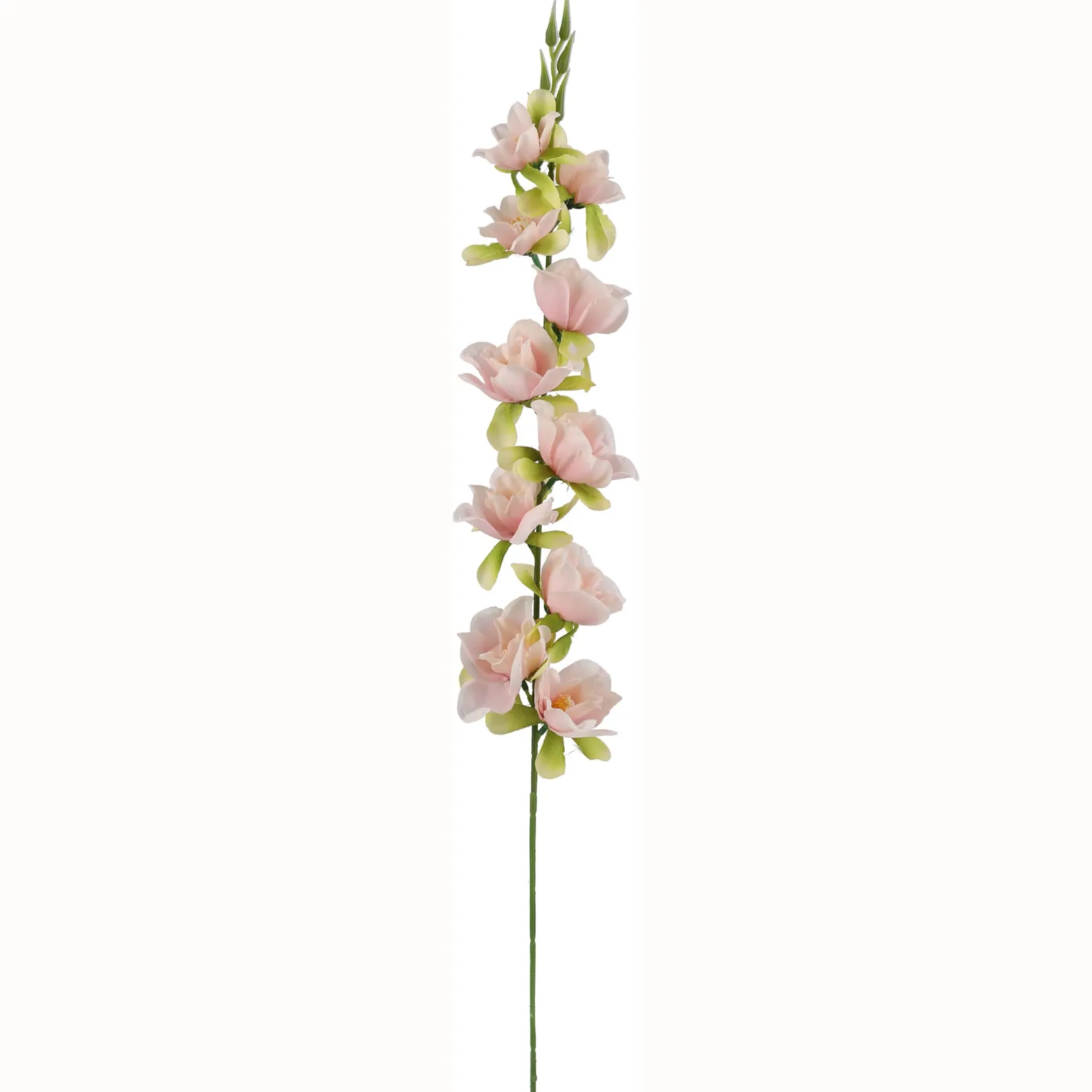 Roślina Sztuczna Gałązka Orchidei Różowa Kwiat Sztuczny Jak Żywy 75 Cm