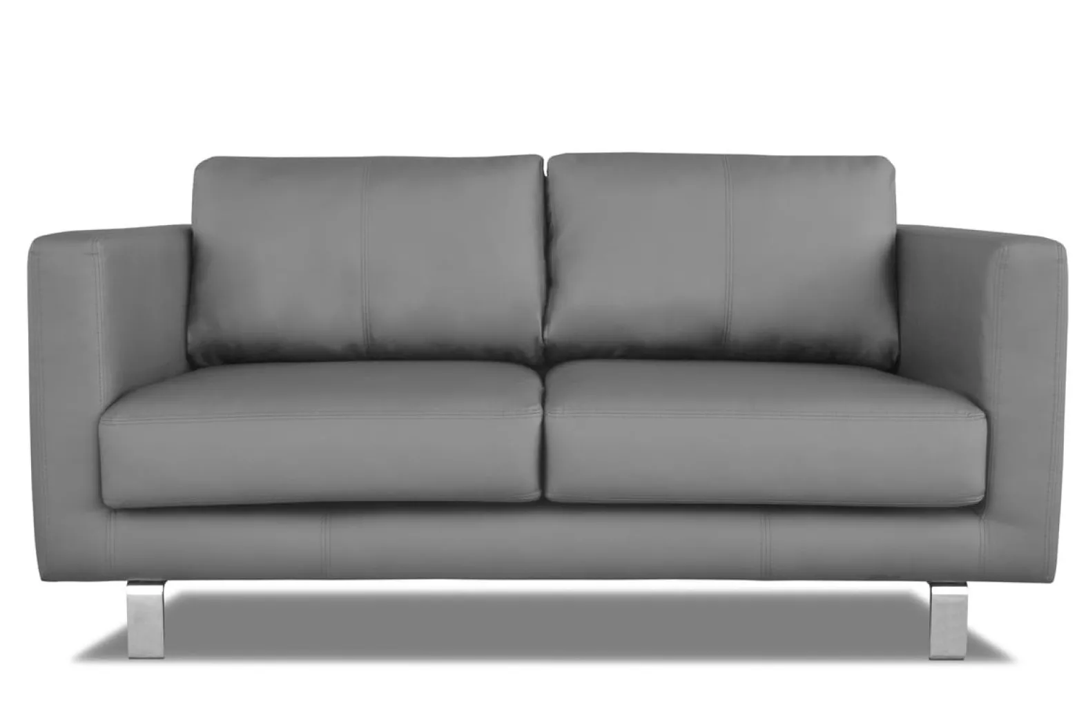 Ropez Boston Sofa 3 osobowa ekoskóra szara