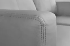 Ropez Boston Sofa 3 osobowa ekoskóra szara