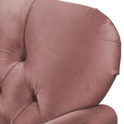 Ropez Chesterfield Jersey sofa 3os. pikowana welur różowy