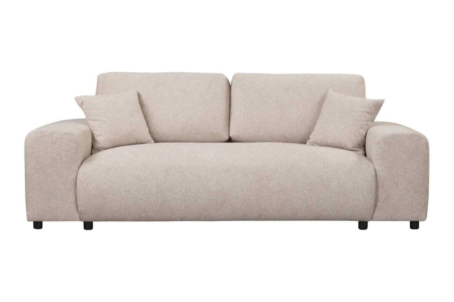 Ropez Justin sofa 3 bez funkcji tkanina plusz beżowy Blur 2