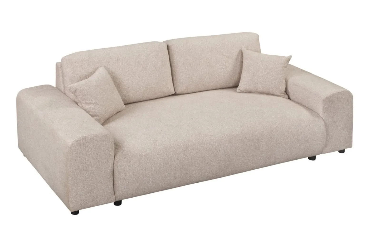 Ropez Justin sofa 3 bez funkcji tkanina plusz beżowy Blur 2