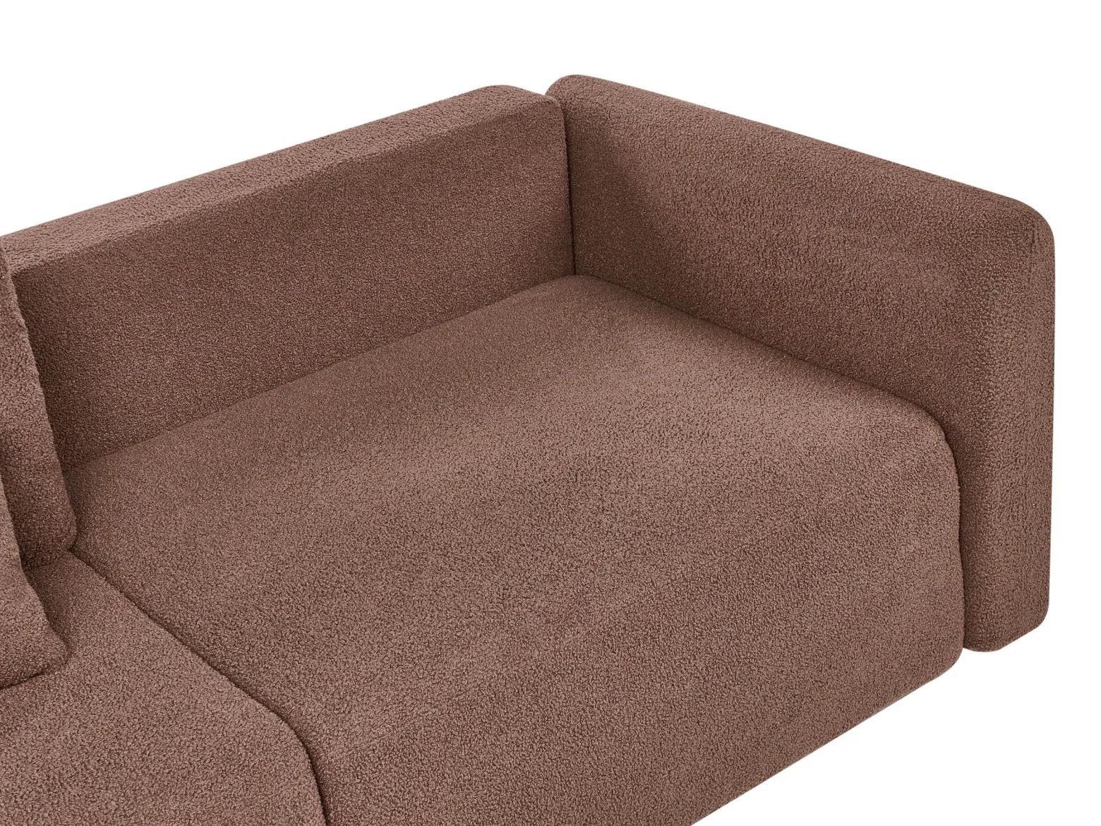 Rozkładana sofa 3 osobowa z funkcją spania brązowa