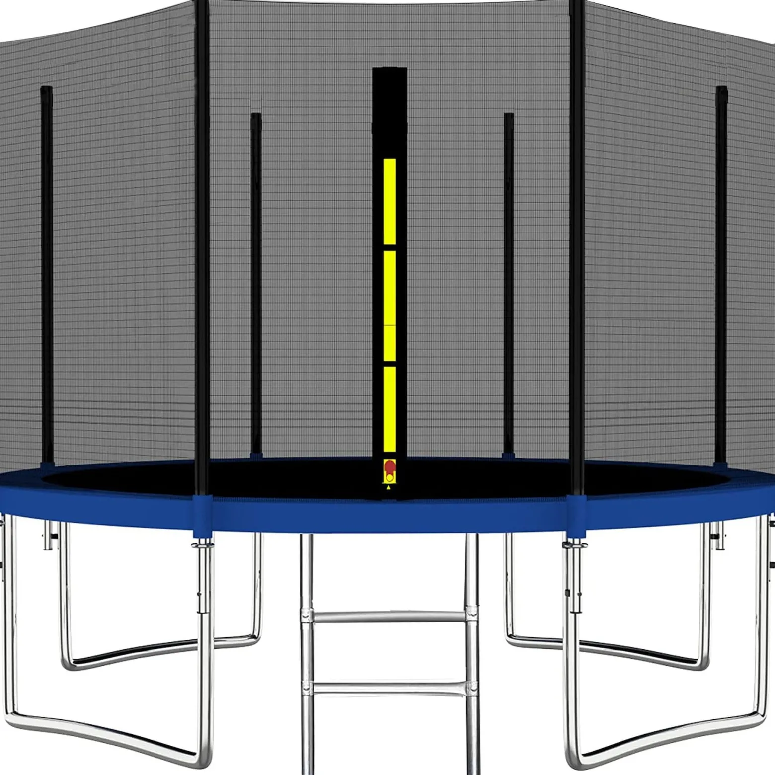 Siatka do trampoliny zewnętrzna z osłoną na sprężyny 366 cm 12 FT 8 słupków