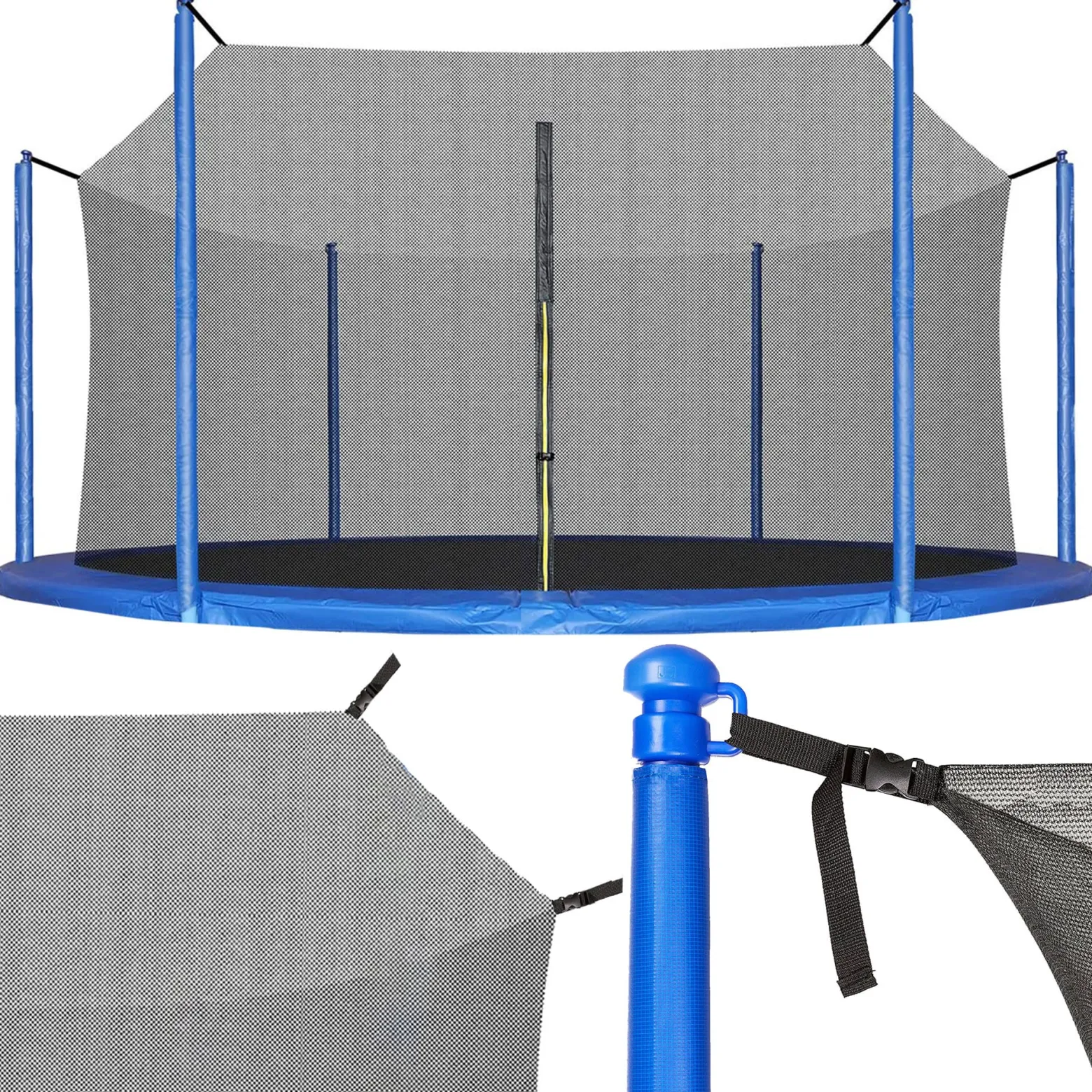 Siatka do trampoliny wewnętrzna 13FT 396 cm 8 słupków