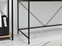 Skandynawskie Biurko Unif Sonoma Czarne Home Office