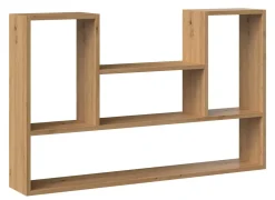 Skandynawski regał wiszący dąb artisan - Zeska