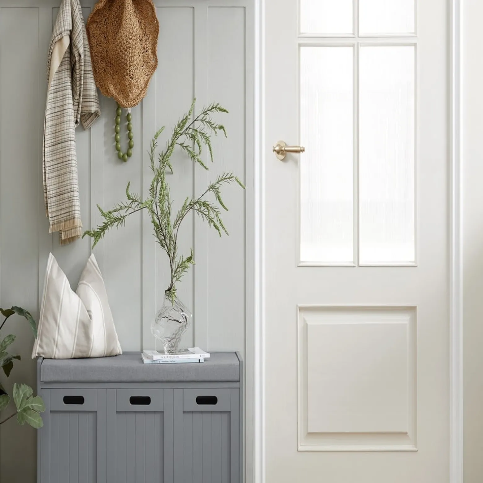 SoBuy Ławka na buty z 1 szufladą Szary 90x35x44.5cm Funkcjonalny FSR80-SG