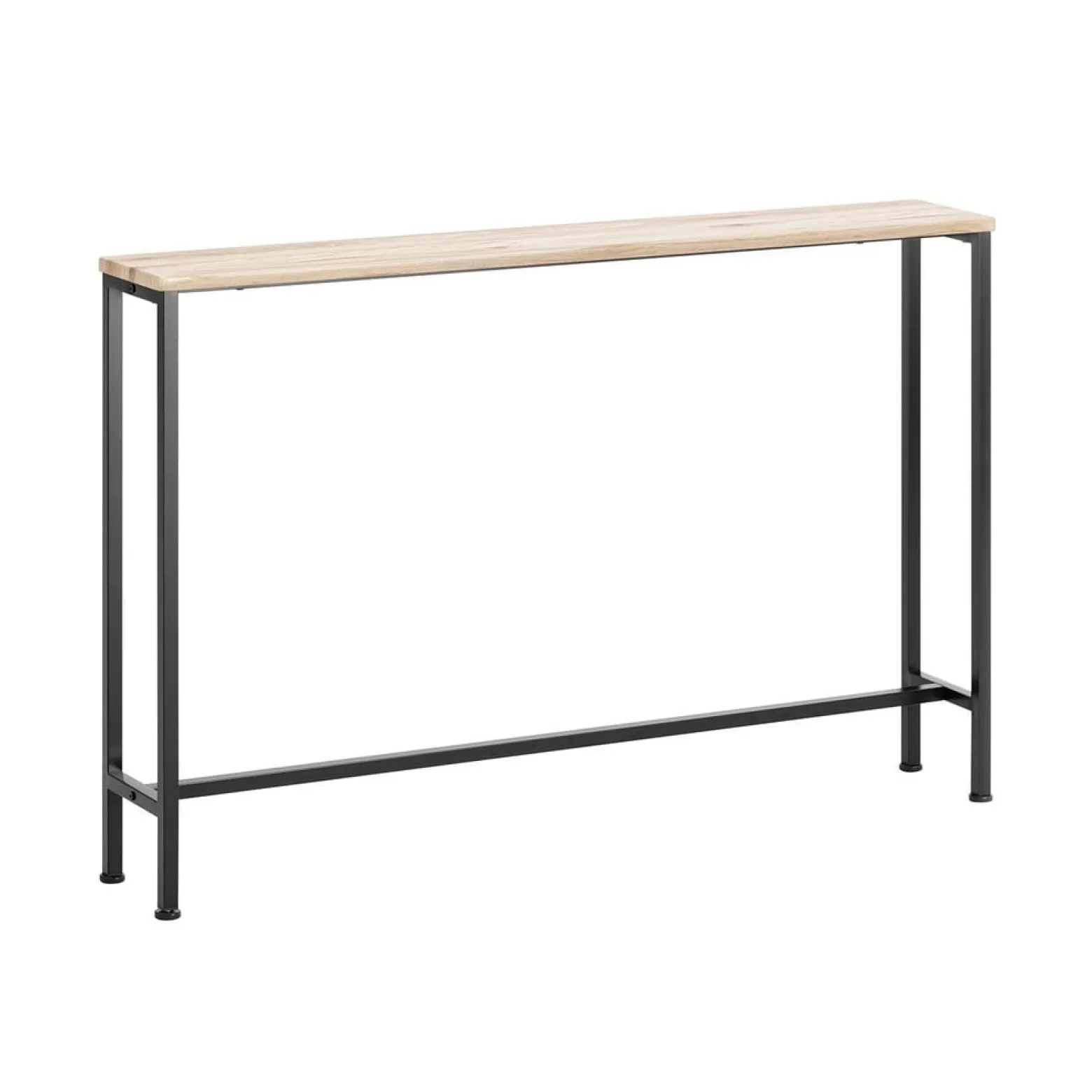 SoBuy Konsola do przedpokoju Jasny dąb 120x20x80cm Nowoczesny FSB19-XL-Z