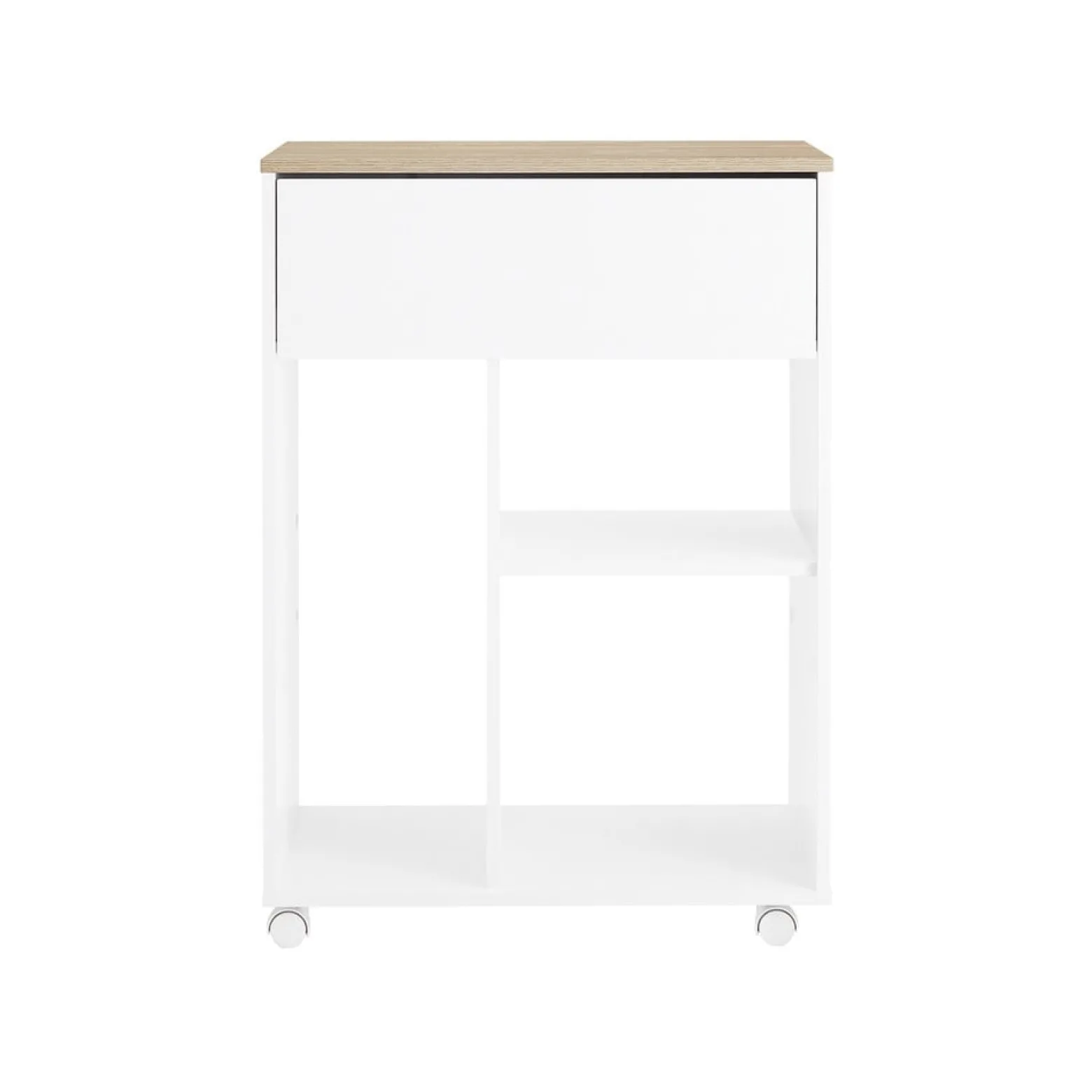 SoBuy Kontener biurowy z jedną szufladą 63x42x88cm Nowoczesny ASK10-NW