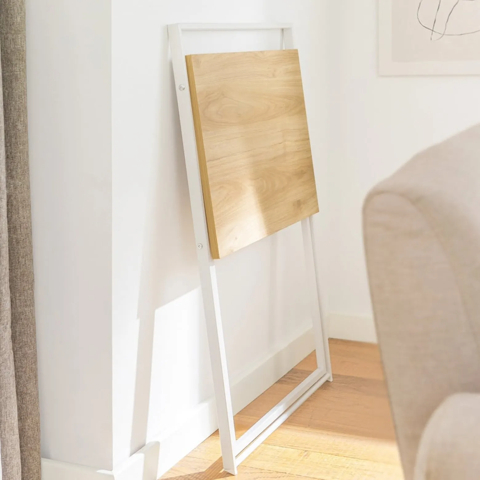 SoBuy Składane biurko komputerowe 63.5x40x78.5cm FWT88-WN
