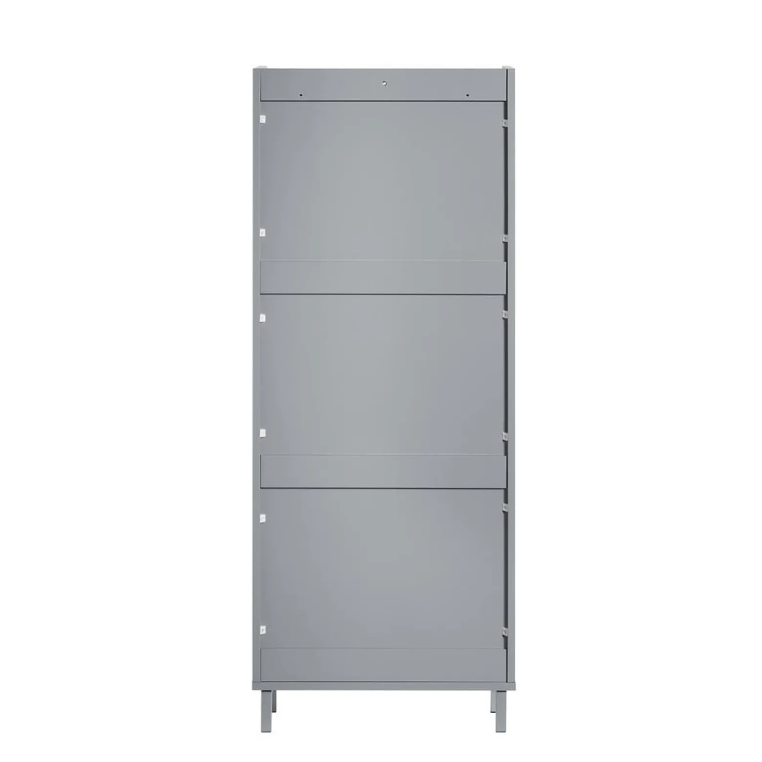 SoBuy Szafka na buty z 4 drzwiami Jasnoszary 50.3x19x129cm FSR151-H-HG