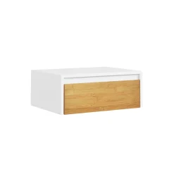 SoBuy Szafka nocna wisząca z szufladą Biały 40x29x15 cm FBT174-E-WN