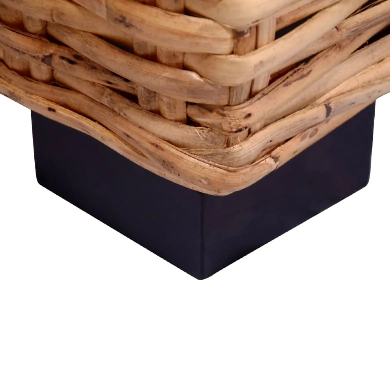 Sofa Biały rattan vidaXL