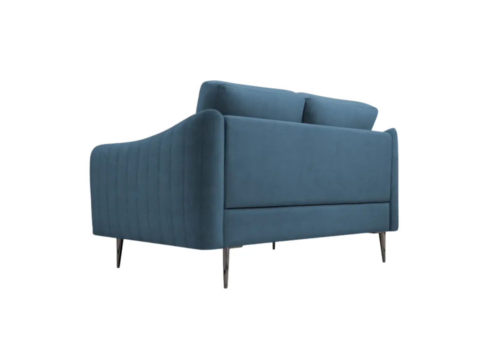 Sofa Cori dwuosobowa wolnostojąca Niebieska