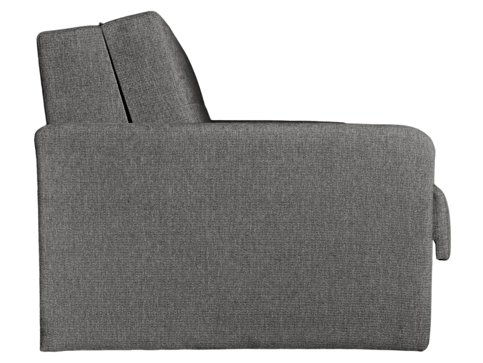 Sofa dwuosobowa Como z funkcja spania i pojemnikiem szara