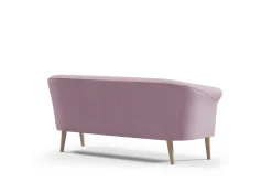 Sofa ESPERO z guzikami styl skandynawski 3 osobowa welur riviera 62