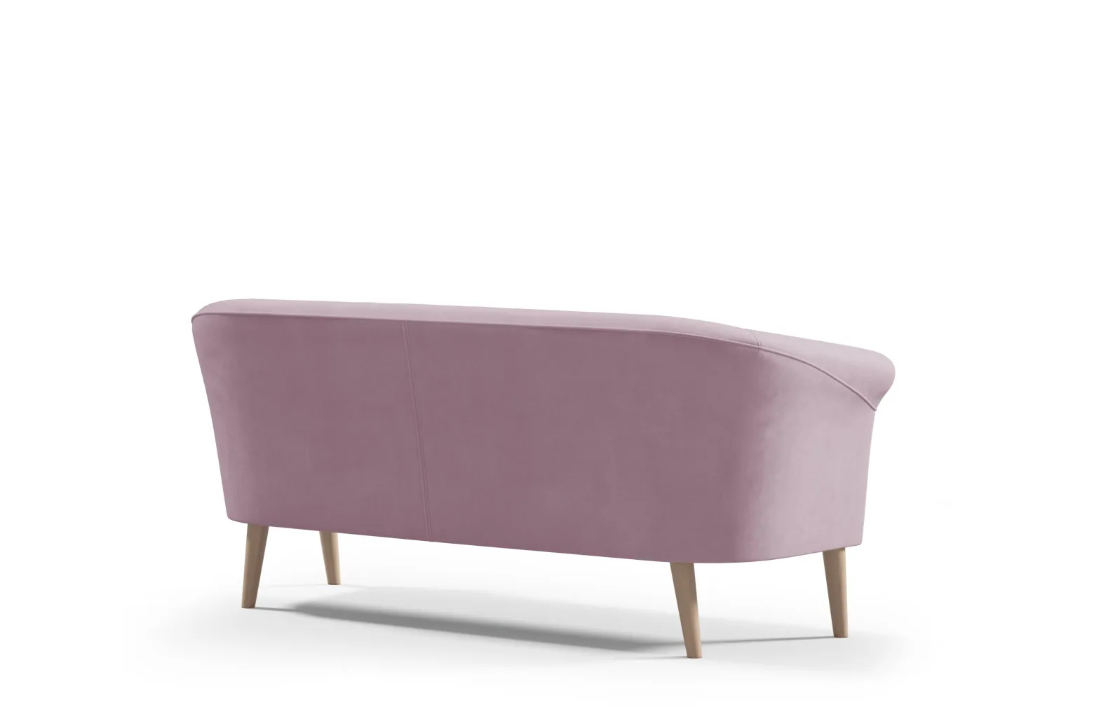 Sofa ESPERO z guzikami styl skandynawski 3 osobowa welur riviera 62