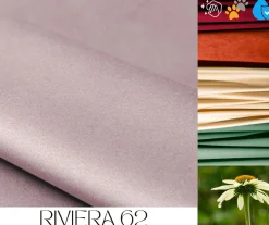 Sofa ESPERO z guzikami styl skandynawski 3 osobowa welur riviera 62
