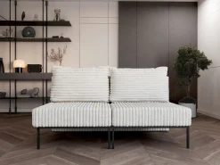 Sofa HANA 4w1 system wielofunkcyjny sztruks beż