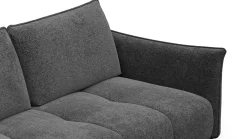 Sofa narożna 5 osobowa lewa AERA, ciemnoszara