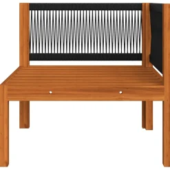 Sofa ogrodowa Kremowy Drewno akacjowe 4-osobowa vidaXL