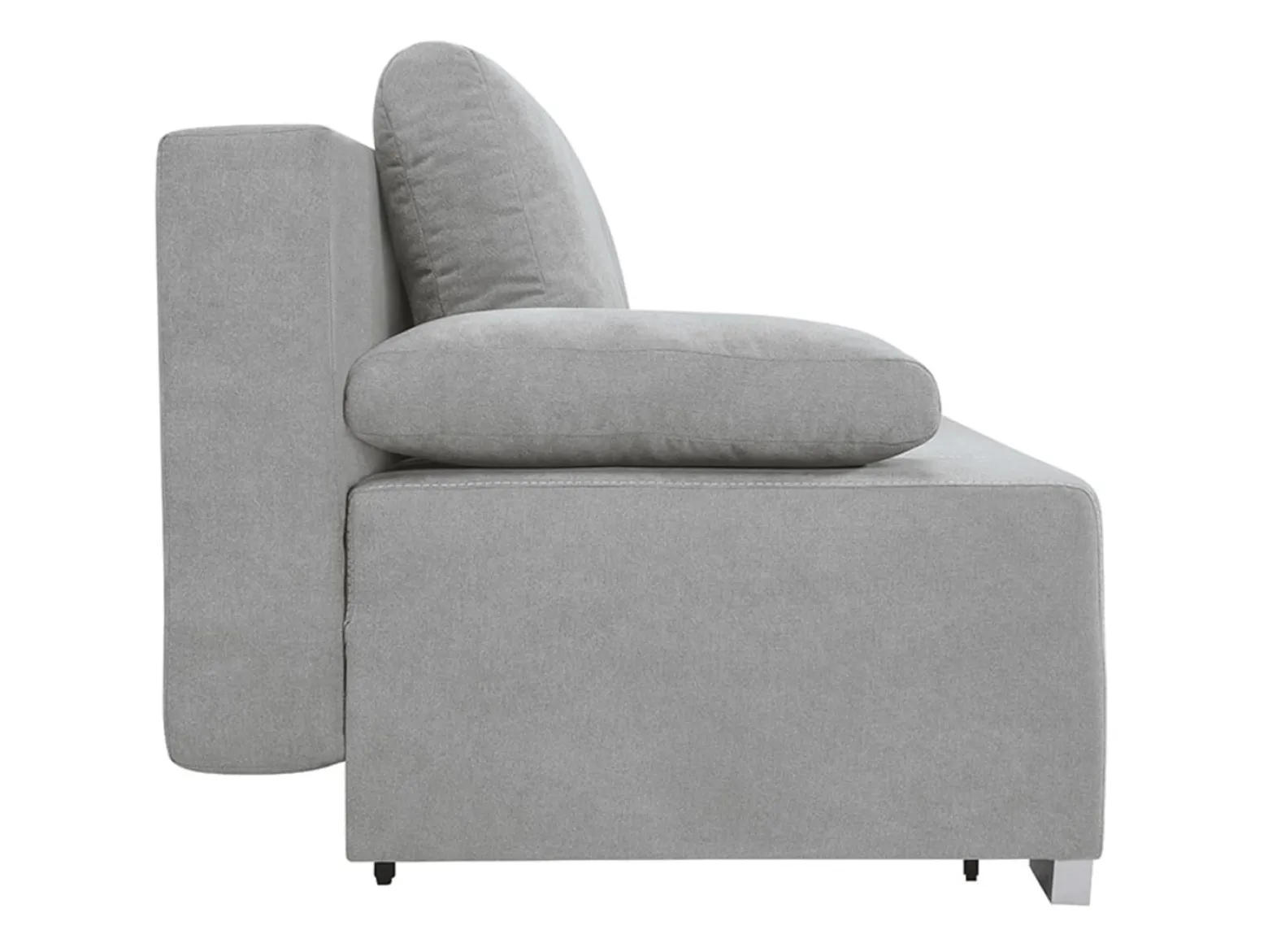 Sofa trzyosobowa Street IV LUX 3DL rozkładana z pojemnikiem szara