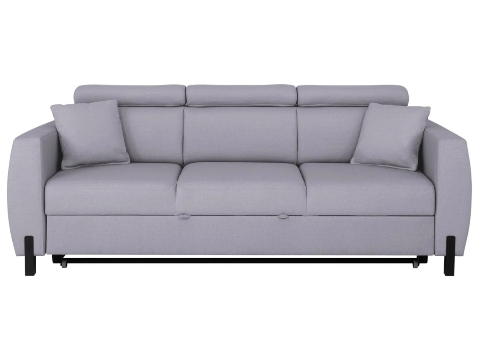 Sofa trzyosobowa Tulio rozkładana szara