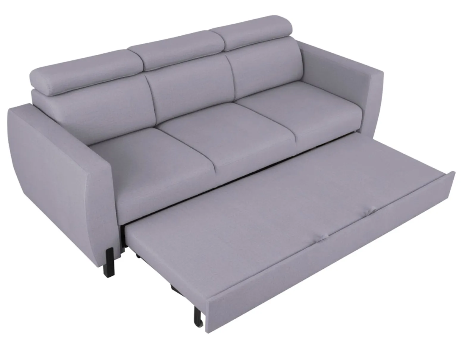 Sofa trzyosobowa Tulio rozkładana szara