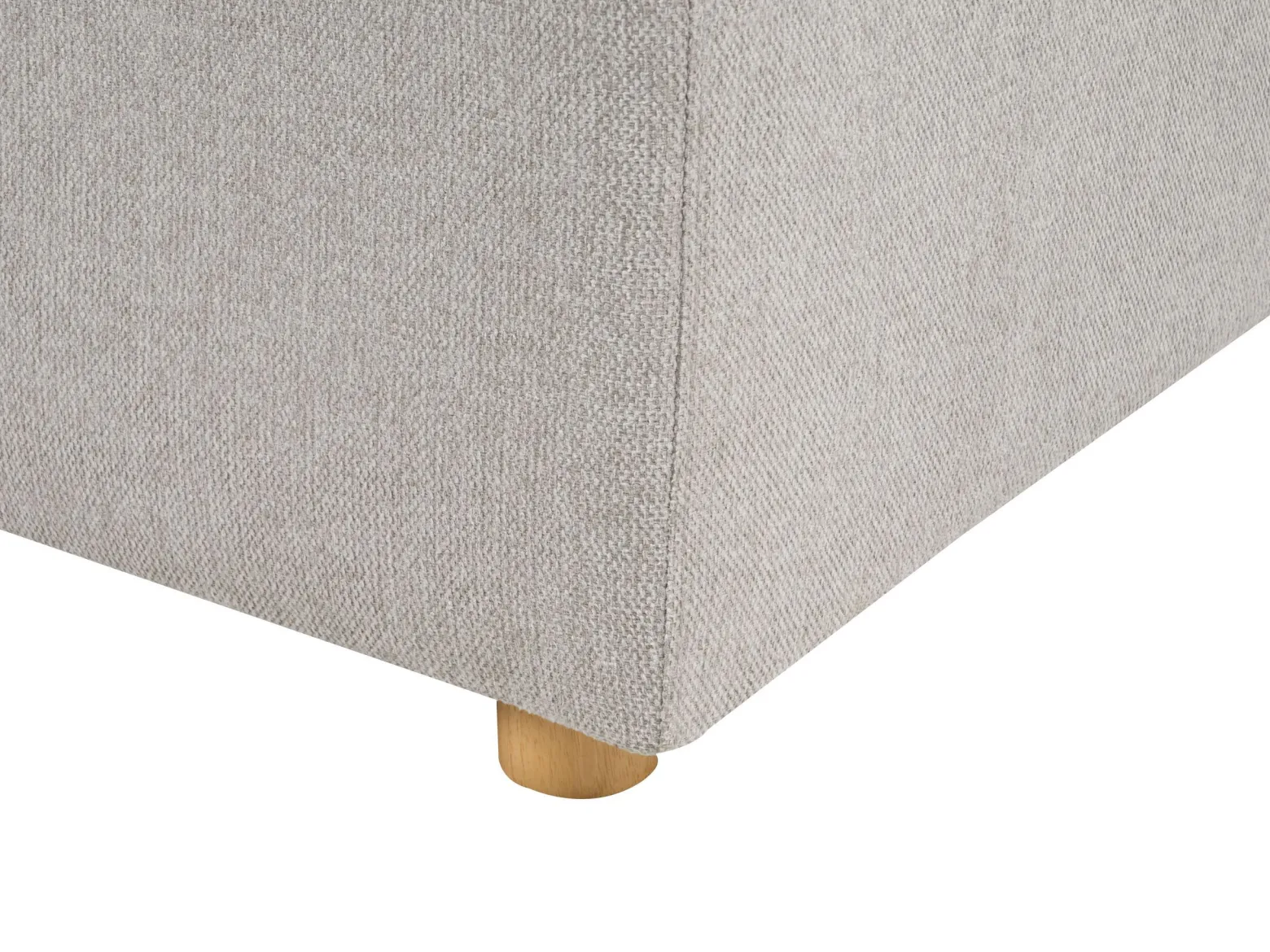 Sofa trzyosobowa z poduszkami jasnoszara