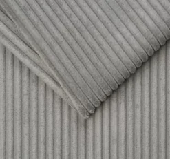 Sofa w kształcie U GABON narożnik, tkanina Zoom, Szary