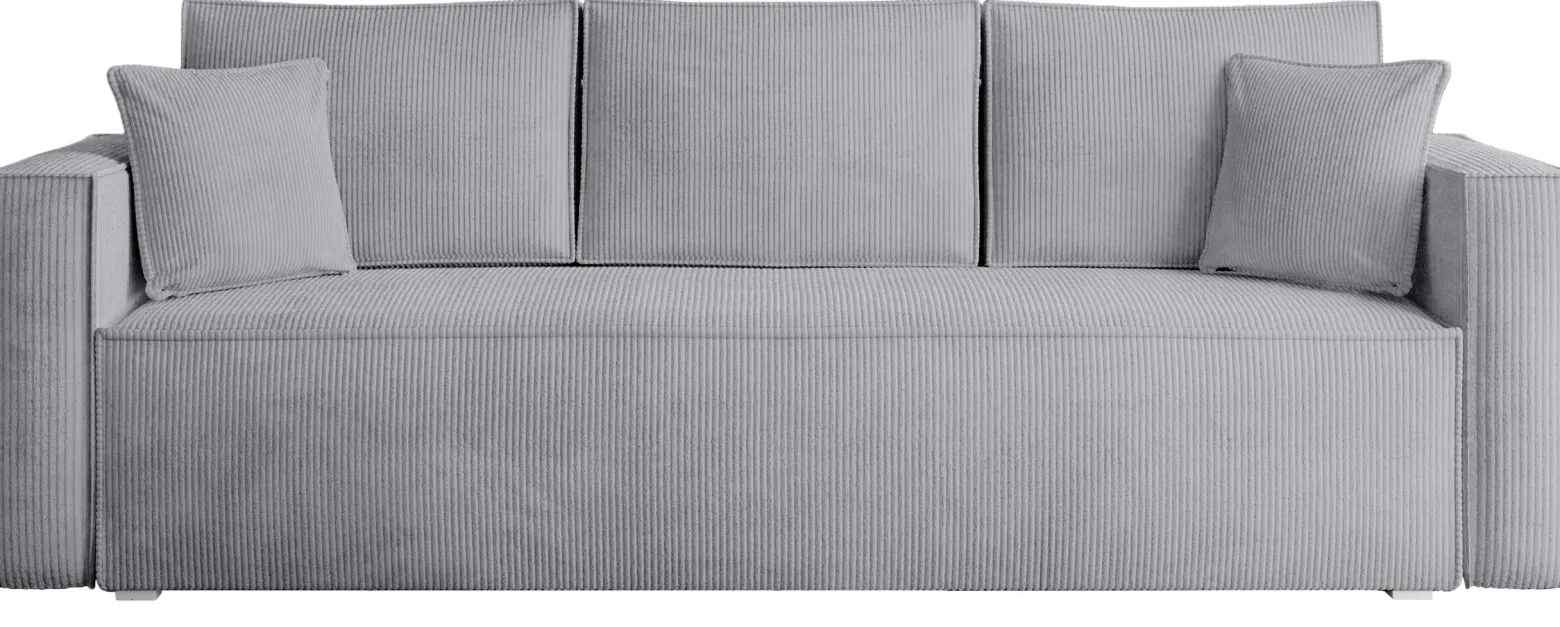 Sofa z funkcją spania TOP szary sztruks