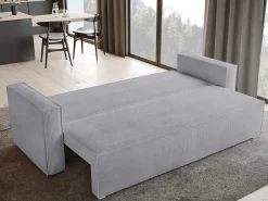 Sofa z funkcją spania TOP szary sztruks