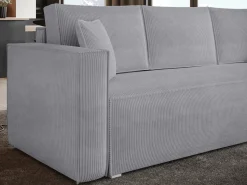 Sofa z funkcją spania TOP szary sztruks