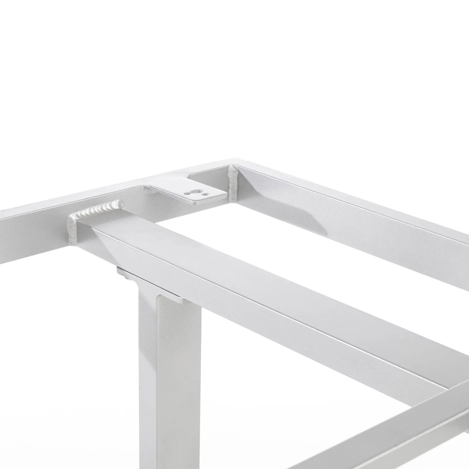 Stelaż stołu Ego Modular Dining 160 x 95 x 68 cm srebrny