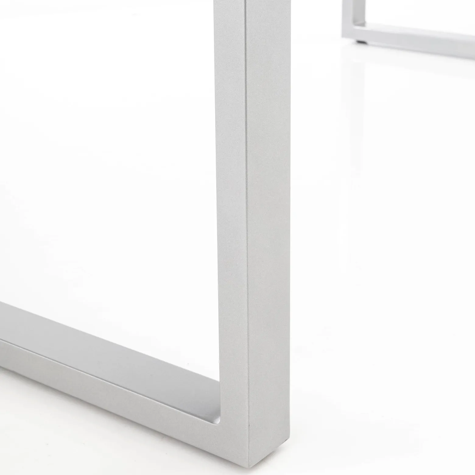 Stelaż stołu Ego Modular Dining 160 x 95 x 68 cm srebrny
