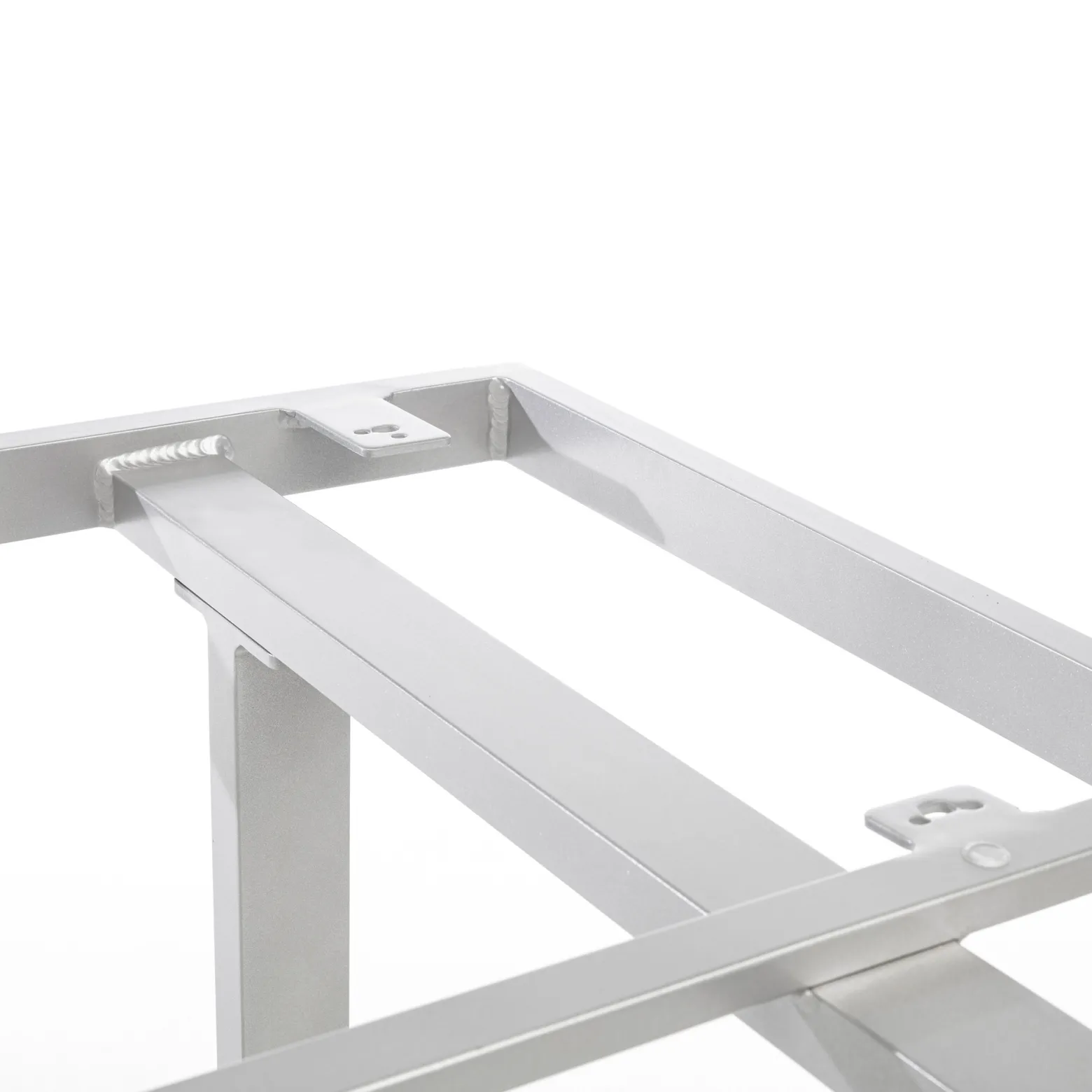 Stelaż stołu Ego Modular Dining 160 x 95 x 68 cm srebrny