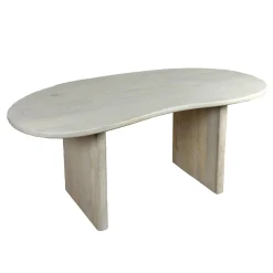 Stół Jadalniany 180 cm Mango Lite Drewno Biały Duży Stół Drewniany
