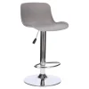 STOŁEK BAROWY Inge REGULOWANY 60-81 cm szary/chrom