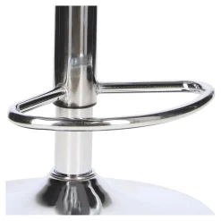 STOŁEK BAROWY Inge REGULOWANY 60-81 cm szary/chrom