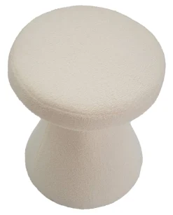 Stołek z pluszu, wys. 51 cm
