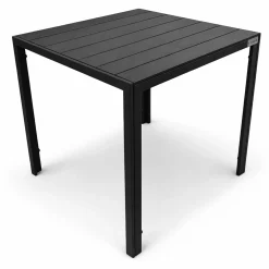 Stół ogrodowy ALLEN-ST 70x70 polywood czarny kwadratowy balkon taras