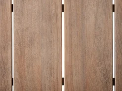 Stół ogrodowy FLAVIA 185 cm 96 cm Metal Brązowy