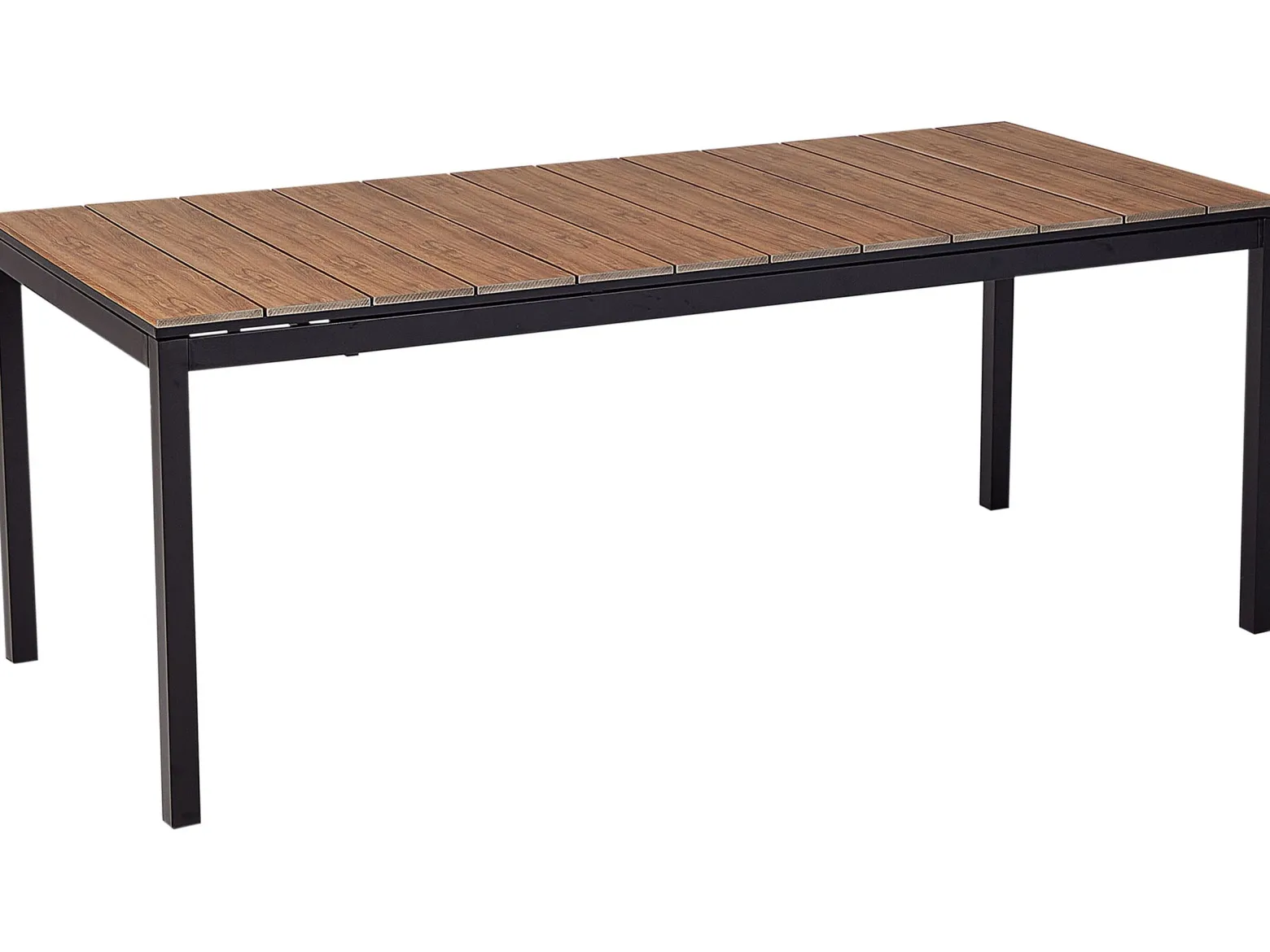 Stół ogrodowy rozkładany TOFANE 198/248 cm 90 cm Brązowy