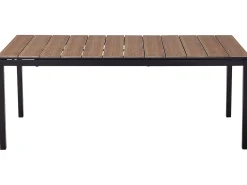Stół ogrodowy rozkładany TOFANE 198/248 cm 90 cm Brązowy