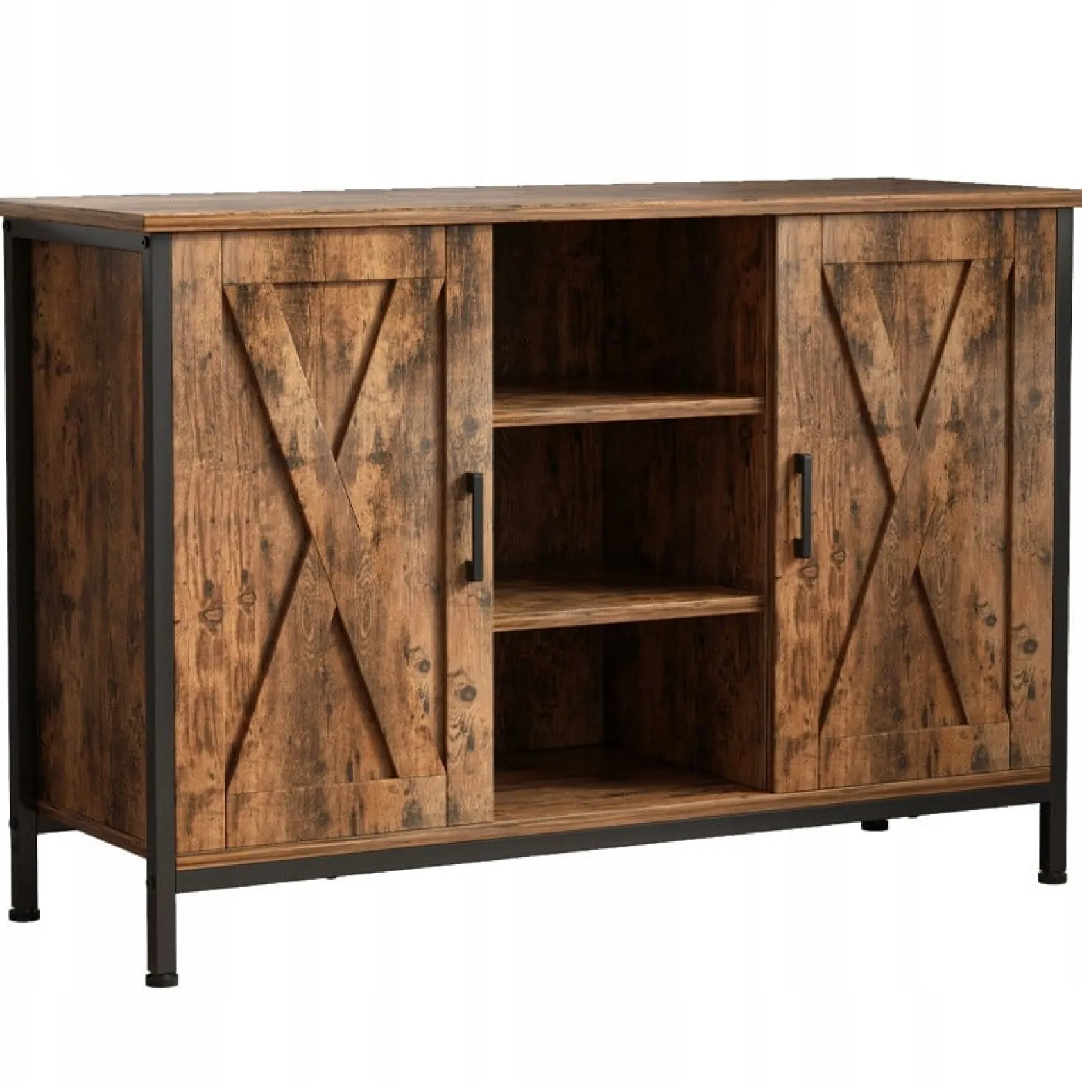 Stojąca komoda vintage pojemna loft