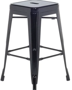 2 stołki barowe 60 cm czarny